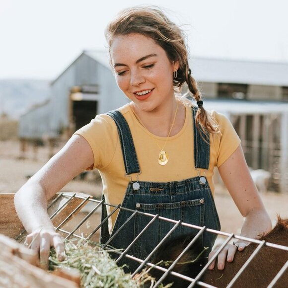 YANCHUN Necklace for Women Gold Charm Necklace Cowgirl Costume Country Concert - Picture 3 of 6